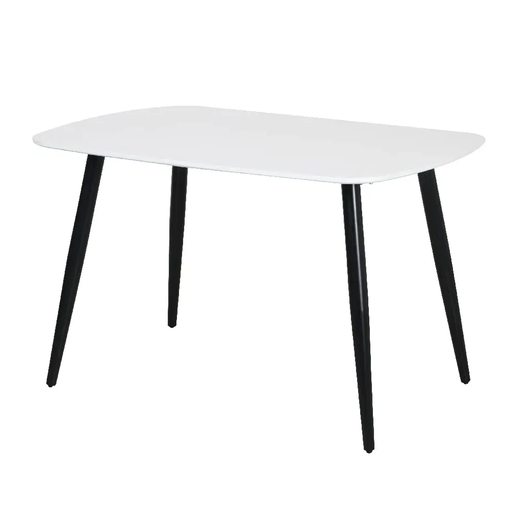 Arta Rectangular Dining Table - White, Wood