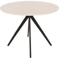Arta Round Dining Table - White, Wood