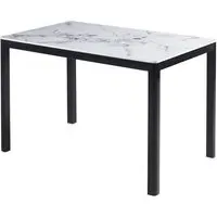 Arta Small Dining Table - White, Sintered Stone