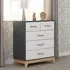 Arthur 5-Drawer Chest - White, Wood