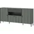 Arthur Wooden Sideboard with 2 Doors 1 Drawer - Green Grey