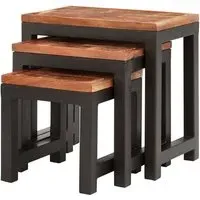 Artok Nest of 3 Tables - Natural, Acacia Wood