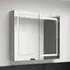 Arvada Mirrored Cabinet with LED - Concrete, MDF