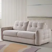 Arvane 3-Seater Sofa Bed with Storage - Beige, Fabric alternate view