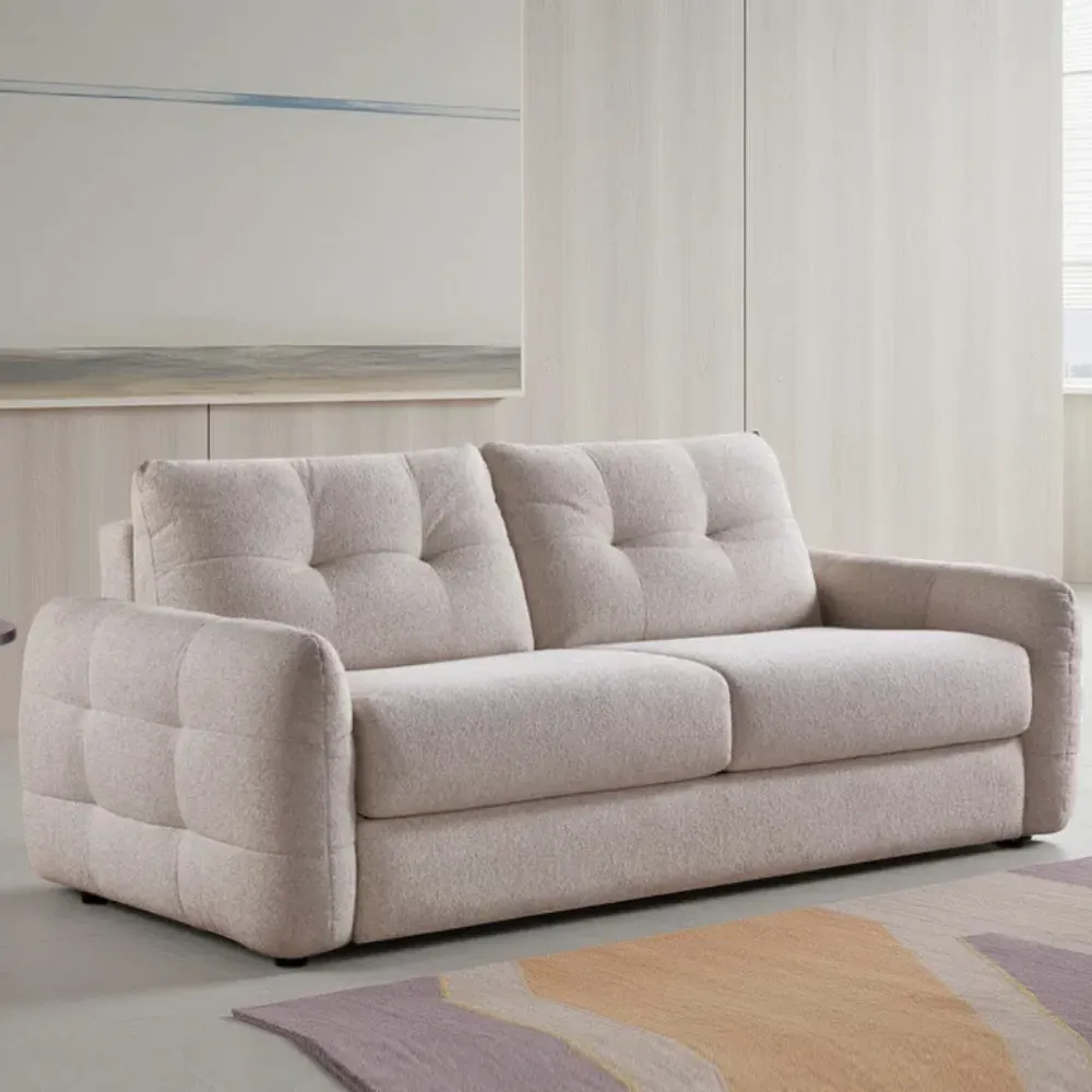Arvane 3-Seater Sofa Bed with Storage - Beige, Fabric product