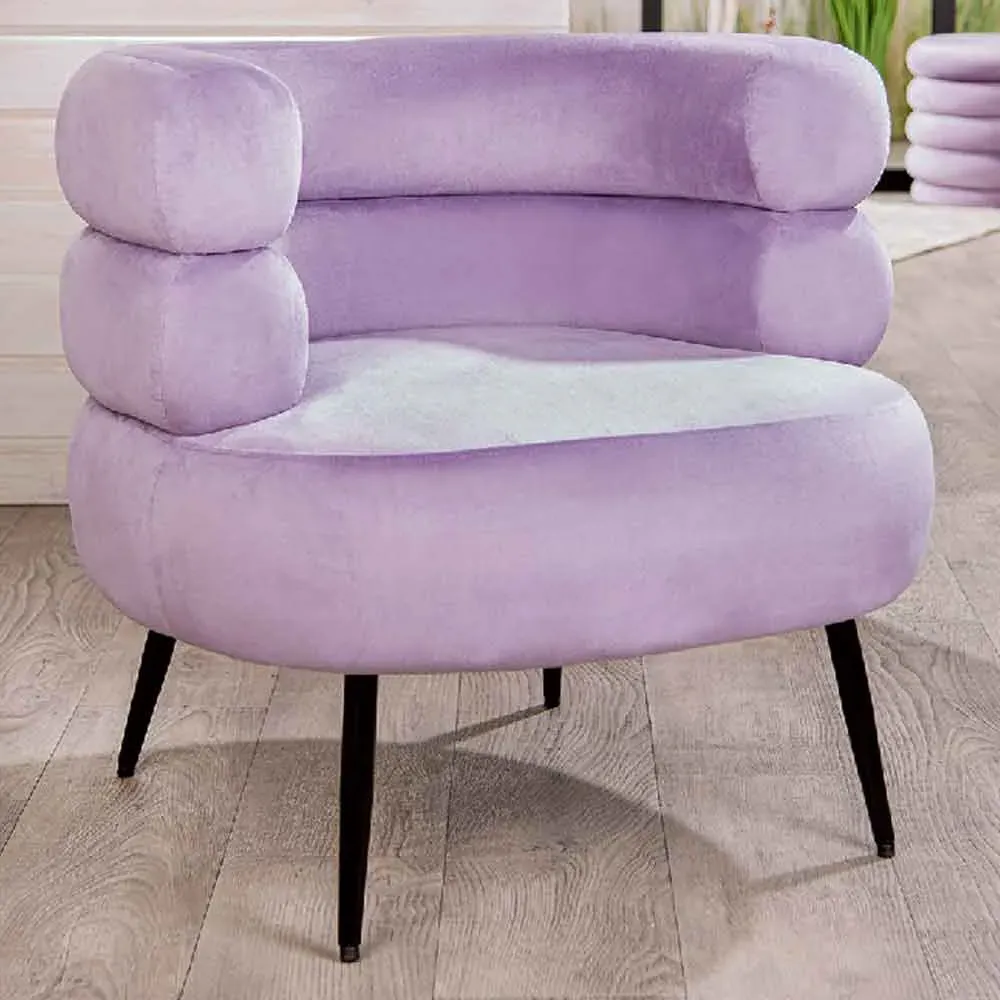 Arvella Armchair - Purple, Velvet product