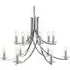 Ascona 12-Light Pendant Light - Chrome, Glass
