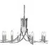 Ascona 8-Light Pendant Light - Chrome, Glass