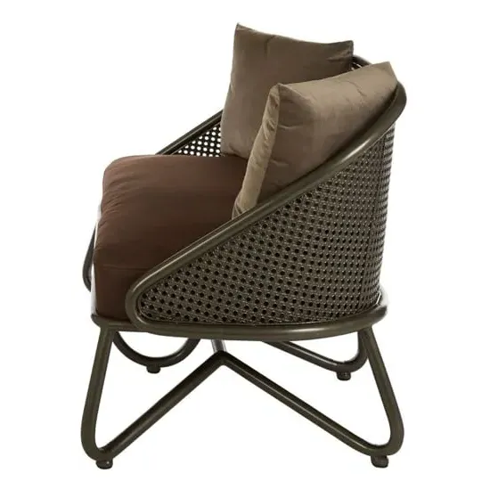 Ashbling 2-Seater Leather Sofa with Curved Legs - Brown image