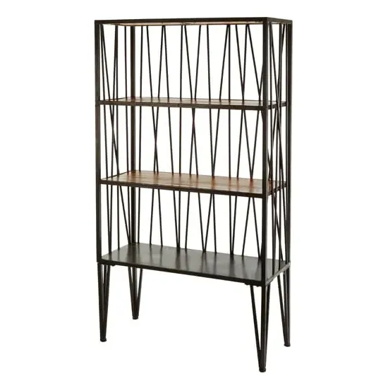 Ashbling 3-Tier Shelving Unit - Natural, Black