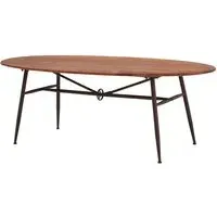 Ashbling Oval Dining Table - Natural, Walnut Wood