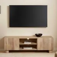 Ashford 2-Door TV Stand - Natural, Mango Wood alternate view