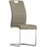 Aspin Dining Chair with Pull Handle - Latte, Faux Leather