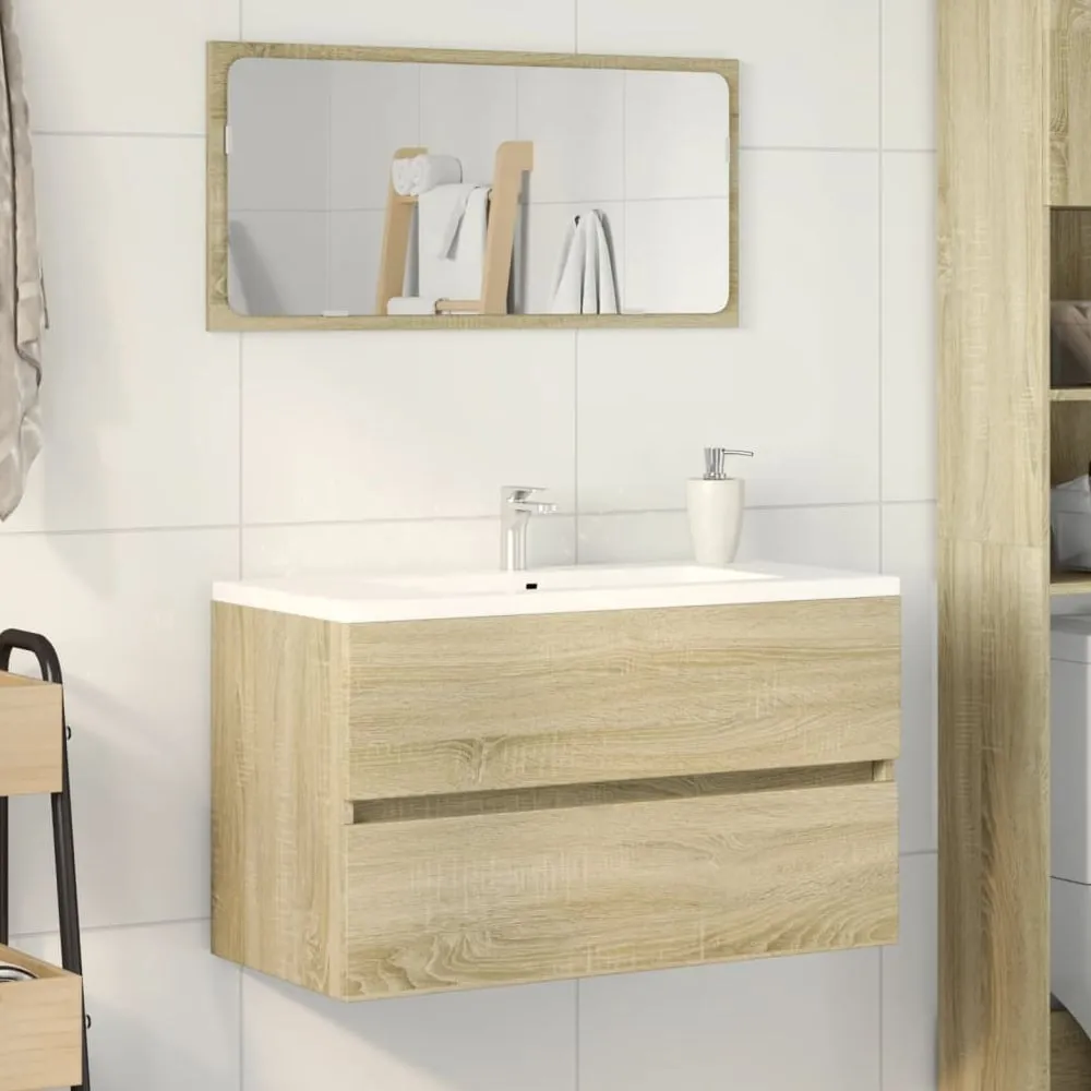 Assago 2 Piece Bathroom Furniture Set - Sonoma Oak