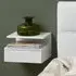 Astoria Bedside Cabinet with 1 Drawer - White