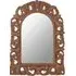 Astoya Arc Leaf Wall Mirror - Antique Brown