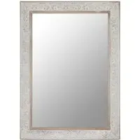 Astoya Rectangular Wall Mirror - Antique Silver