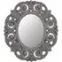 Astoya Scroll Wall Mirror - Antique Grey
