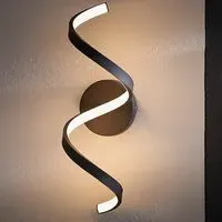 Astral LED Metal Wall Light - Textured Black