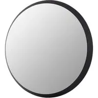 Athens Large Round Wall Mirror - Black