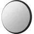 Athens Medium Round Wall Mirror - Black