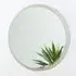 Athens Medium Round Wall Mirror - Silver