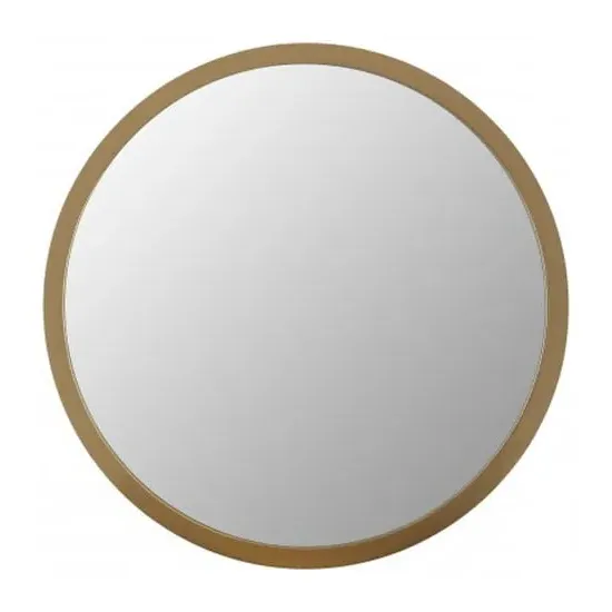 Athens Small Round Wall Mirror - Gold image