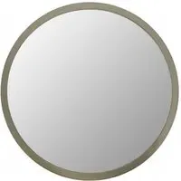 Athens Small Round Wall Mirror - Silver