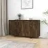 Atoka Wooden Sideboard with 4 Doors - Smoked Oak