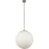 Atom Opal Glass Ceiling Pendant Light - Satin Brass