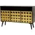 Atria Sideboard with 3 Doors - Black, Mango Wood