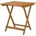 Attic Square Folding Dining Table - Natural, Acacia Wood