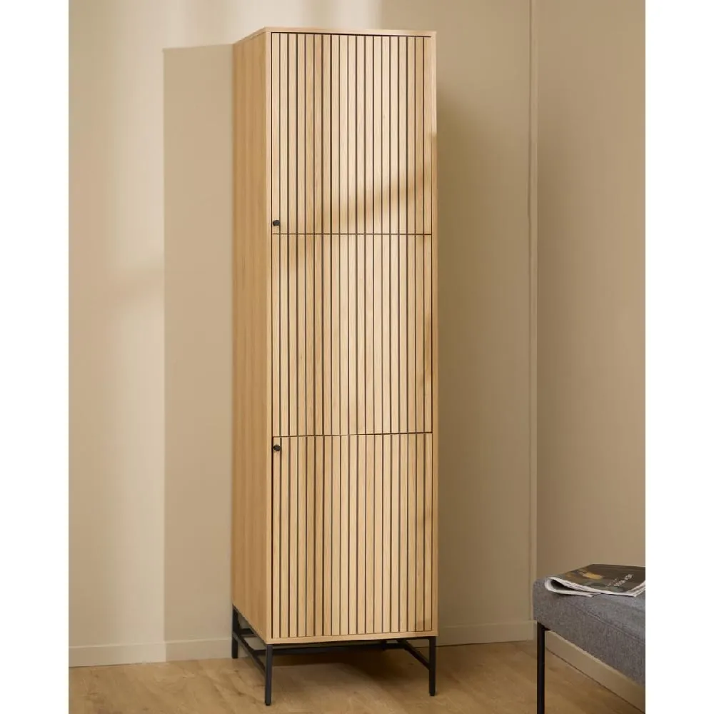 Attica 2-Door Wardrobe - Oak, Wood