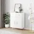 Attica Sideboard with 2 Doors - White, High Gloss
