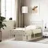 Attica Single Bed Frame - White, Steel