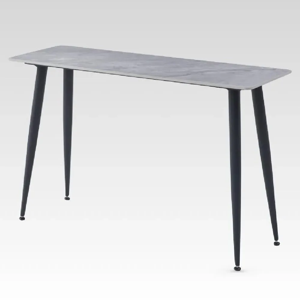 Attica Sintered Stone Rectangular Console Table - Grey image