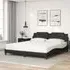 Attica Super King Size Bed Frame - Black, Faux Leather