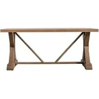 Attleboro Small Rectangular Dining Table - Oak, Wood
