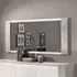 Attoria Bedroom Mirror - White Marble Effect, MDF