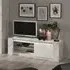 Attoria TV Stand with LED Lights - White, MDF