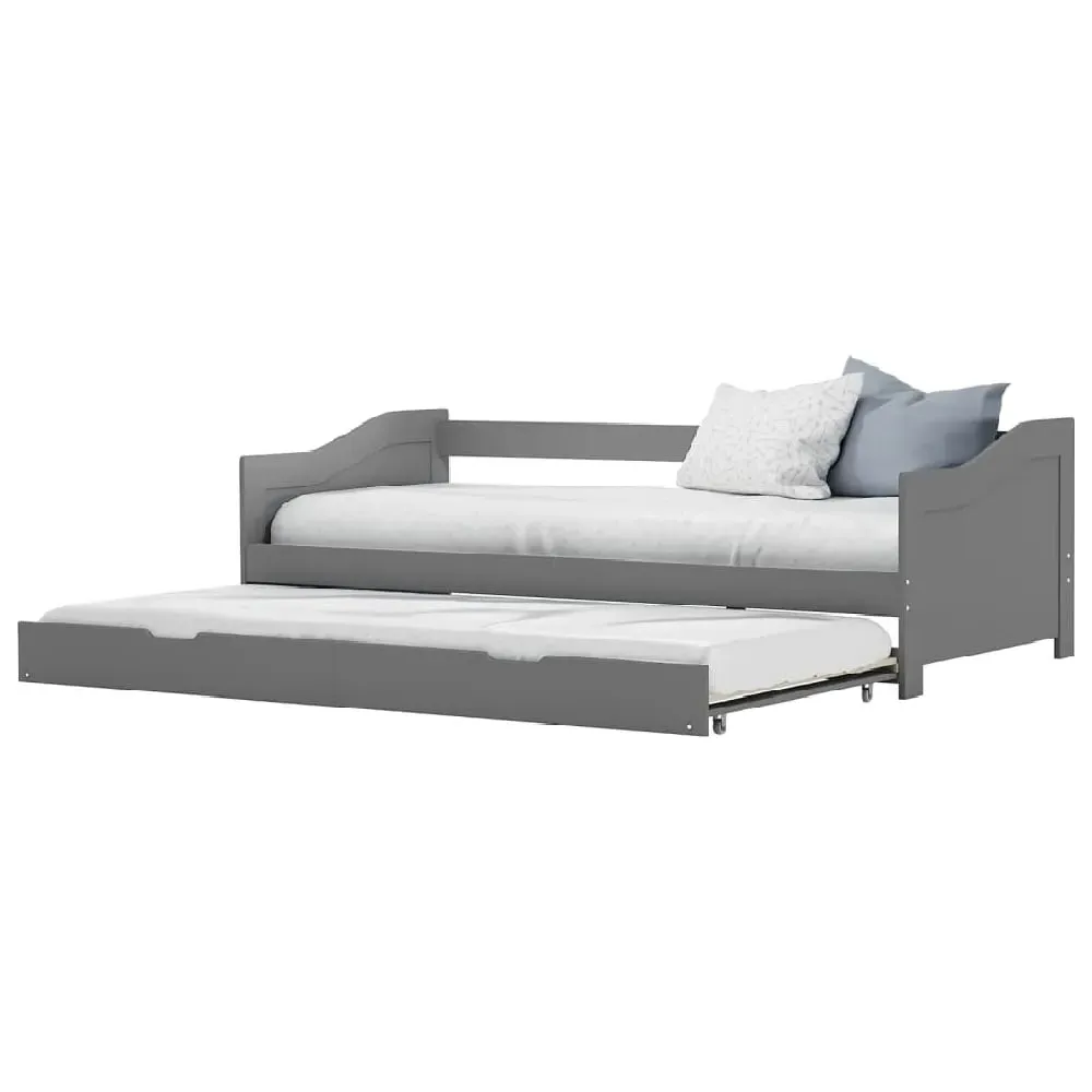 Atwater Pull Out Sofa Bed - Grey, Wood