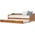 Atwater Pull Out Sofa Bed - Honey Brown, Wood