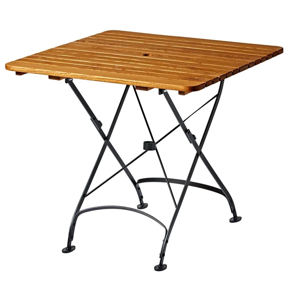 Auckland Square Outdoor Dining Table - Natural, Wood image