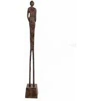 Augusta Female Body Sculpture - Antique Brown, Aluminium