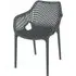 Aultas Garden Armchair - Anthracite, Polypropylene