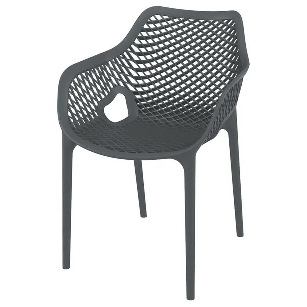 Aultas Garden Armchair - Anthracite, Polypropylene image