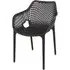 Aultas Garden Armchair - Black, Polypropylene
