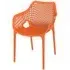 Aultas Garden Armchair - Orange, Polypropylene