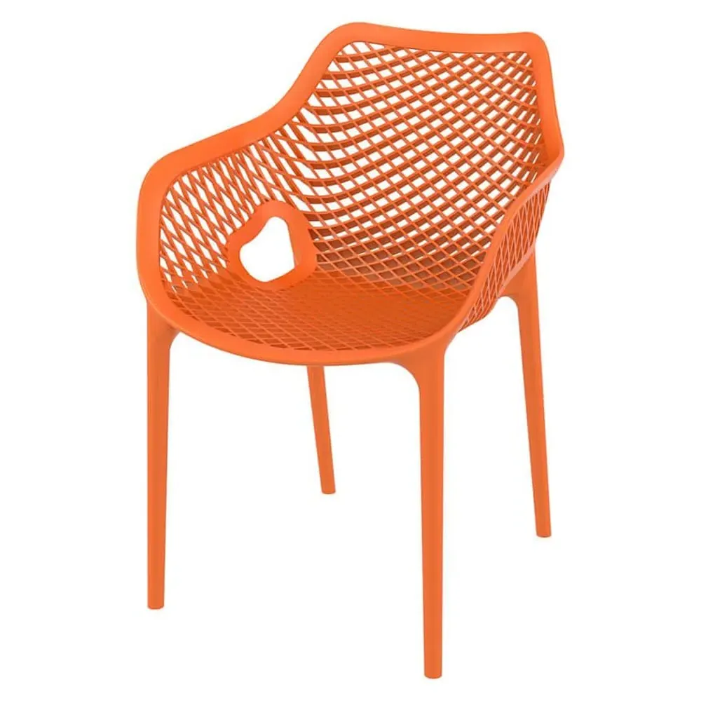 Aultas Garden Armchair - Orange, Polypropylene