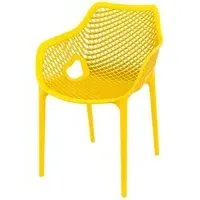 Aultas Garden Armchair - Yellow, Polypropylene